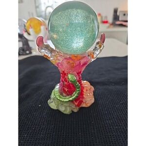 Handmade Resin Dragon Claw Tea Lite Or Crystal Ball Holder  Decoration Gift 687